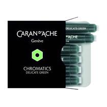 Kit com 6 Cartuchos Caran D'ache Chromatics Delicate Green