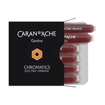 Kit com 6 Cartuchos Caran D'ache Chromatics Eletric Orange