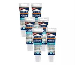 kit com 6 - Cascola Flexite Banheiro & Cozinha 50g