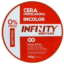 Kit com 6 cera modeladora incolor infinity vermelha 160gr