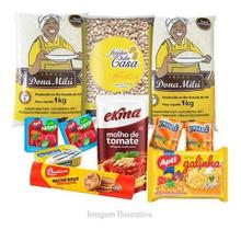 Kit Com 6 Cesta Básica De Alimentos Completa 11 Itens Doação Kit Com 6 Cesta Básica De Alimentos Completa 11 Itens Doação