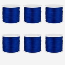 Kit Com 6 Cetim Rabo De Rato 1Mm Rolo Com 100 M ul Royal