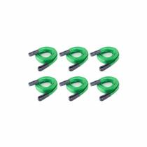 Kit com 6 Cinta de Elevação De Carga 4 Metros x 2 Toneladas - Verde - JST