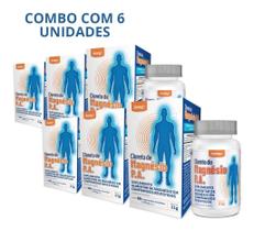 Kit Com 6 Cloreto De Magnésio Pa - 60cp - Benne Farmacêutica Sem Sabor