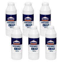 Kit com 6 Colas branca Cascorez Líquida Madeira Móveis Extra Adesivo 500g pva Kit com 6 Colas branca Cascorez Líquida Madeira Móveis Extra Adesivo 500g pva