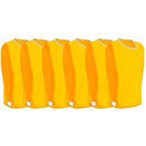 Kit com 6 Coletes Juvenil 7 a 13 anos Colete de Futebol Esportivo Dry