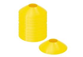 Kit Com 6 Cones Para Treinamento Tartaruga Amarelo - Kagiva