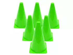 Kit Com 6 Cones Para Treinamento Verde - Kagiva