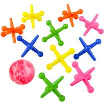 Kit com 6 Conjuntos de Conectores de Plástico Neon Jacks Game ArtCreativity