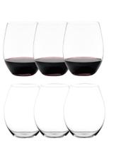 Kit com 6 Copos Para Vinho "O" RIEDEL Cabernet Merlot 600ml
