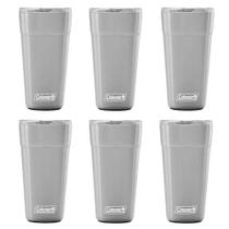 Kit com 6 Copos Térmicos com Tampa 600ml Inox Coleman