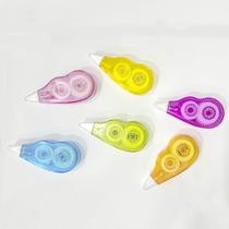 Kit Com 6 Corretivos Em Fita Ergonômico Colorido Kit Com 6 Corretivos Em Fita Ergonômico Colorido