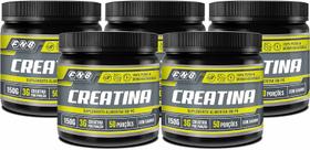 Kit Com 6 Creatina Monohidratada 100% Pura 150g FNB Sport Nutrition