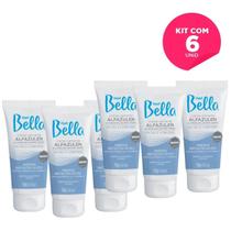 Kit com 6 Creme Calmante Alfazulen Deo Depil Bella 50g Kit com 6 Creme Calmante Alfazulen Deo Depil Bella 50g