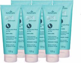 Kit Com 6 Creme Para Afinar os Pés com Uréia Spa 120g Sofisticatto