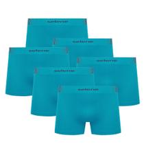 Kit Com 6 Cuecas Boxer Box Infantil Juvenil Em Microfibra Sem Costura Selene