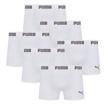Kit Com 6 Cuecas Boxer Box Sem Costura Masculina Adulta Em Microfibra