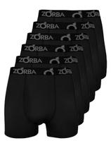 Kit com 6 Cuecas Boxer com Abertura Zorba 848 Kit com 6 Cuecas Boxer com Abertura Zorba 848