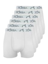 Kit com 6 Cuecas Boxer com Abertura Zorba 848