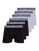 Kit com 6 Cuecas Boxer Lupo 784-016 Colorido