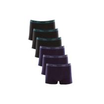 Kit com 6 Cuecas Boxer Mash 111.43 Cotton