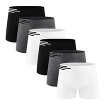 Kit Com 6 Cuecas Boxer Microfibra Up Underwear 436 Sortido
