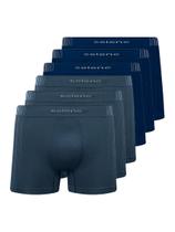 Kit com 6 Cuecas Boxer Selene 11070-002//440 Colorido