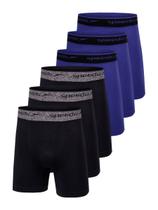 Kit com 6 Cuecas Boxer Speedo 4278 Colorido