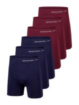 Kit com 6 Cuecas Boxer Speedo 4279 Colorido