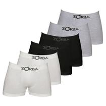 Kit com 6 cuecas boxer zorba 781