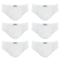 Kit com 6 cuecas mash slip 7458 algodão