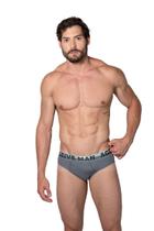 Kit Com 6 Cuecas Slip Tradi Exg Plus Size Algodão Canelado Kit Com 6 Cuecas Slip Tradi Exg Plus Size Algodão Canelado