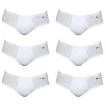 Kit com 6 cuecas zorba slip 172 algodao com abertura Kit com 6 cuecas zorba slip 172 algodao com abertura