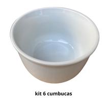 Kit Com 6 Cumbucas De Porcelana G Tigela Para Caldos Molhos