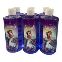 Kit com 6 Deo-Colonia Lavanda Halley Original 500 ml