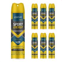 Kit com 6 - Desodorante Above Men 150ml Sport Energy 48hrs