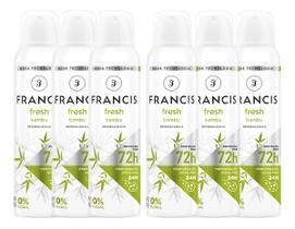 Kit com 6 Desodorante Aerossol Francis Bambu 150ml Kit com 6 Desodorante Aerossol Francis Bambu 150ml