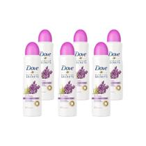 Kit Com 6 Desodorante Dove Secrets Ritual Relaxante 150Ml