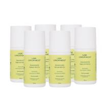 Kit com 6 Desodorantes Naturais Lemongrass Sálvia 55ml - Use Orgânico