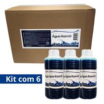 Kit com 6 desodorizante solvente banheiro água kem 240ml