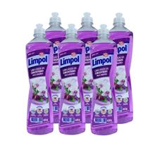 Kit Com 6 Detergentes Limpol Gel Uva E Orquidea 400G Kit Com 6 Detergentes Limpol Gel Uva E Orquidea 400G