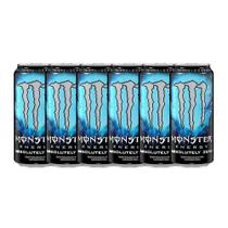 Kit com 6 Energético Monster Absolutely Zero Lata 473ml Kit com 6 Energético Monster Absolutely Zero Lata 473ml