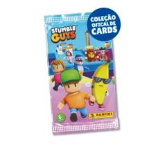 Kit com 6 envelopes de Cards Stumble Guys - 36 Cards no total - Oficial Panini