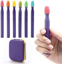 Kit com 6 Escovas Bucais Sensoriais e Ferramentas de Estimulação Oral