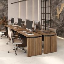 Kit com 6 Escrivaninhas Operacionais em Tamburato Mesa Escritório 1250