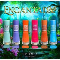 Kit com 6 Esmaltes Coleção Encantada Top Beauty - Super Lançamento - Entrega Imediata