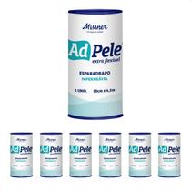 Kit com 6 - Esparadrapo Impermeável Missner Adpele 10cmX4,5m Kit com 6 - Esparadrapo Impermeável Missner Adpele 10cmX4,5m