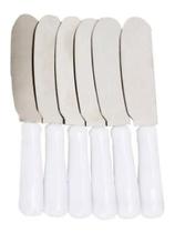 Kit com 6 Espátulas para Manteiga, Patê, Requeijão, Geleias Kit com 6 Espátulas para Manteiga, Patê, Requeijão, Geleias