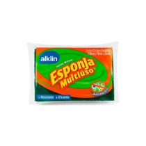 Kit Com 6 Esponjas Multiuso Antibactériana Cozinha - Alklin