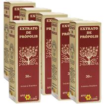 Kit Com 6 Extrato De Propolis Vermelho Organico 30ml - Apis Flora